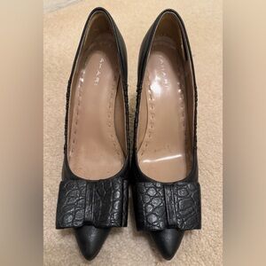 Tahari Textured Black Pumps for Women